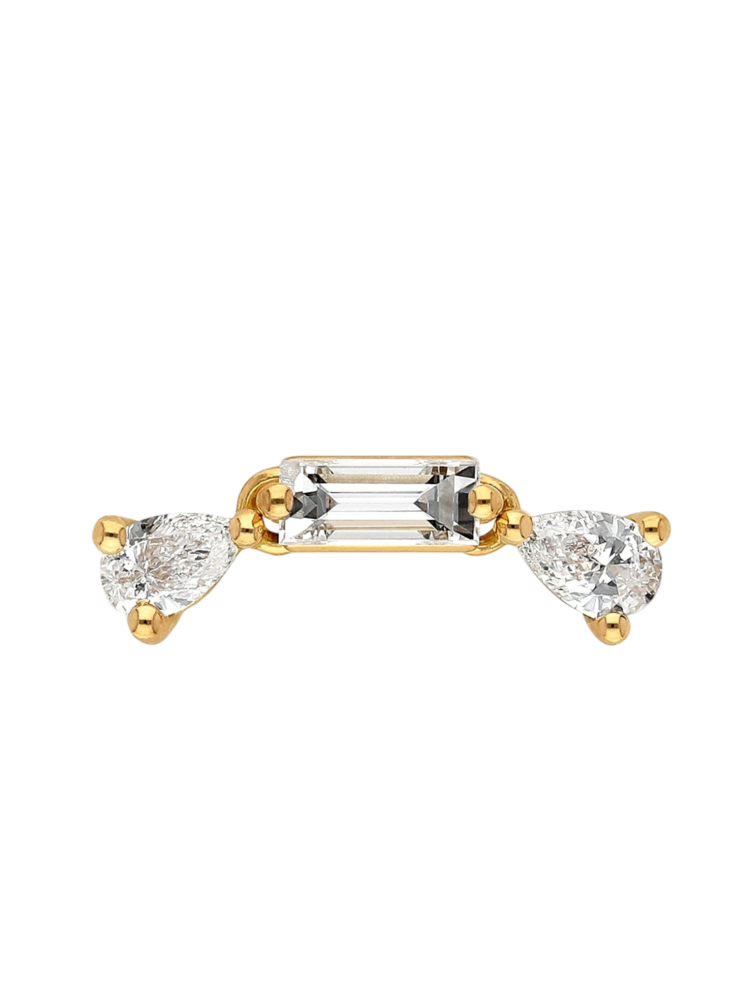 Dancing Diamonds baguette earring photo